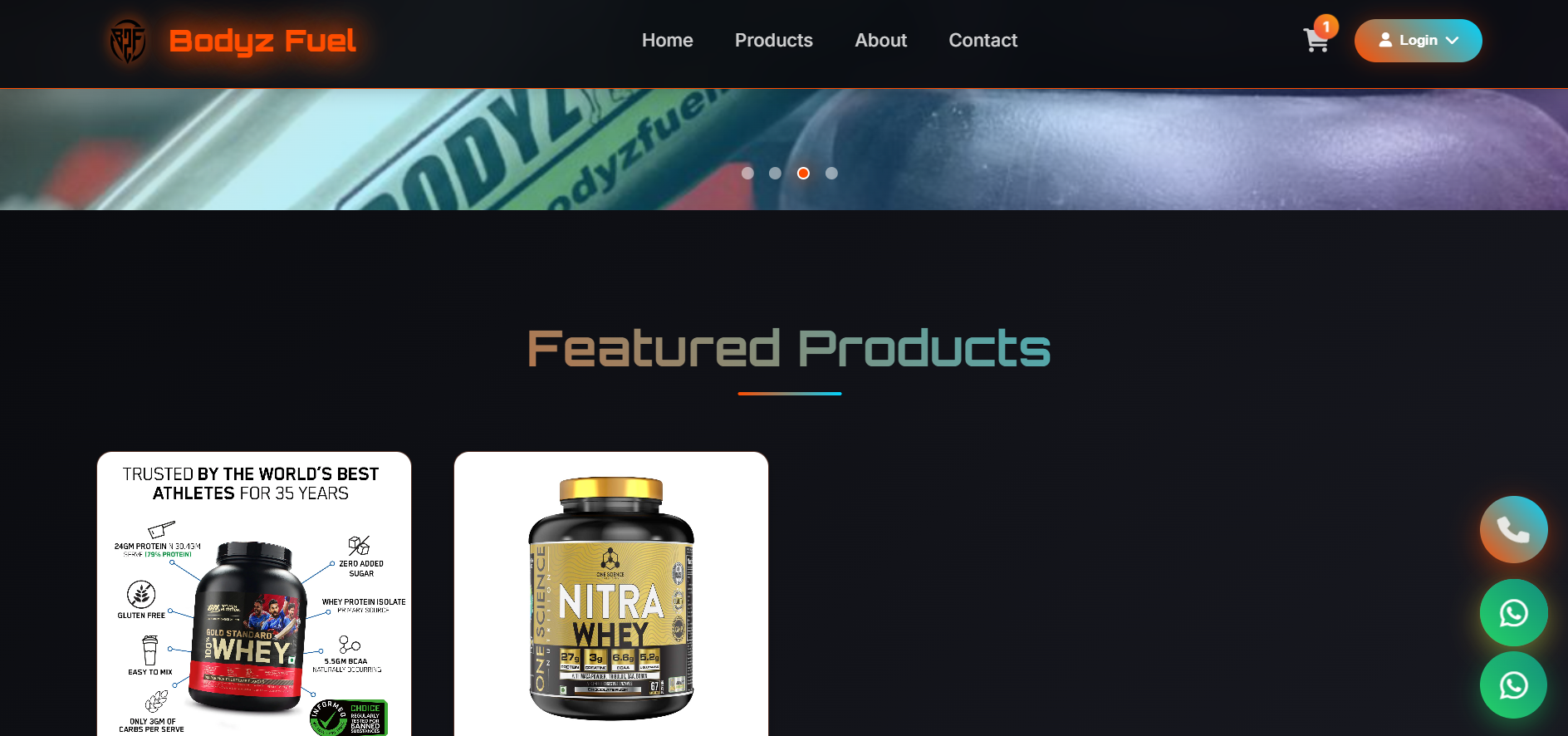 BodyzFuel Admin E-Commerce System